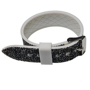 Leopard Print Silicone Watch Band Durable Comfortable Replacement Strap Watch